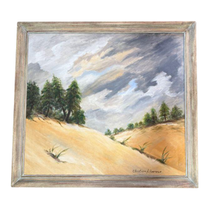Original Oil on Canvas "Storm Over Saugatuck", Saugatuck, Michigan