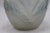 White 1920s French Art Deco Frosted High Relief Vase For Sale - Image 8 of 11