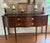 Hepplewhite 1980s Henkel Harris Federal/Hepplewhite Style Mahogany Sideboard With Inlay For Sale - Image 3 of 18