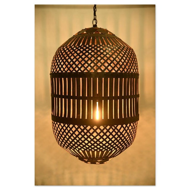 Vintage Industrial Ceiling Light, in Good conditions. This piece is designed in the style of the selected designer and/or...