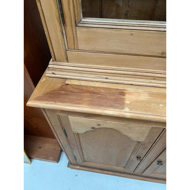 Antique Pine Display Cabinet, 1890s For Sale - Image 3 of 12