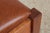 Wood Set of 4 Stickley Mission Cherry Leather Dining Chairs For Sale - Image 7 of 18