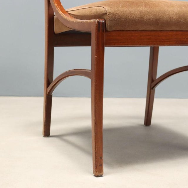 Vintage Dining Chairs in Beech, 1960s, Set of 5 For Sale - Image 6 of 9
