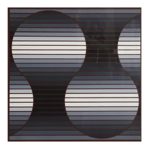 Isaac Inbal, Intertwining Forms - Grey, Serigraph