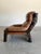 Mid-Century Modern 1970s Gerard Van Den Berg for Montis Attrb Dutch Brutalist Leather Lounge Chair For Sale - Image 3 of 9