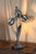 Metal 1950s Hollywood Regency Tulip Large Lamp For Sale - Image 7 of 15