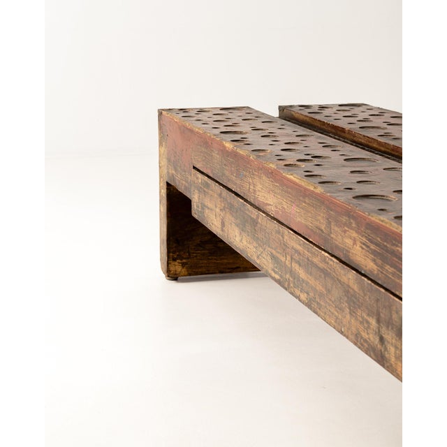 Chinoiserie Coffee Table with Two Drawers, Antique, India, 20th Century For Sale - Image 14 of 16