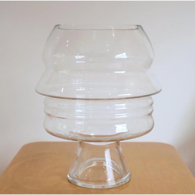 Karim Rashid 2003 Karim Rashid Ego Vase Large Size Y2k 2003 Art Glass Face Bust For Sale - Image 4 of 12