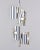 Mid Century Italian Aluminum 6 Light Fixture For Sale - Image 10 of 13