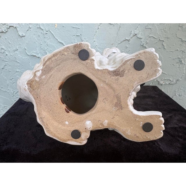 Ceramic Pair of Vintage Staffordshire-Style Cavalier King Charles Spaniel Mantel Dogs For Sale - Image 7 of 12