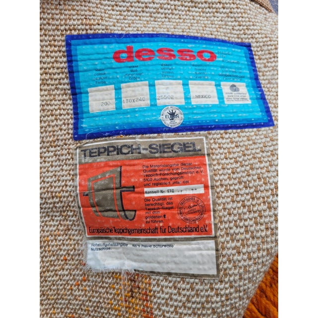 Rug with Abstract Composition from Desso, 1950s For Sale - Image 12 of 14