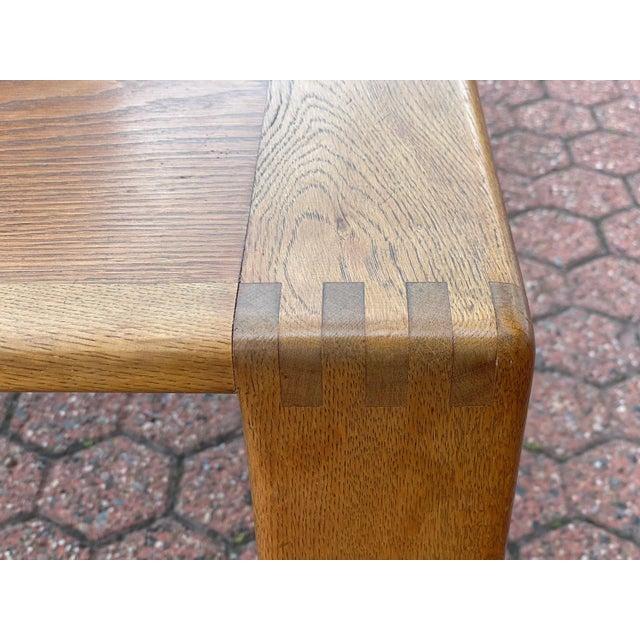 Large Mid-Century Oak Coffee Table by Esko Pajamies, 1960s For Sale - Image 6 of 10