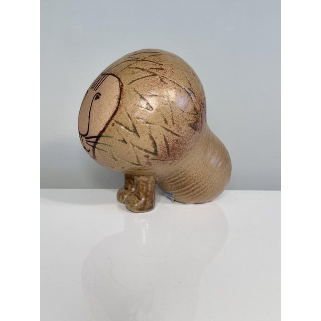 Gustavsberg Africa Series Lion in Ceramic by Lisa Larson for Gustavsberg, Sweden, 1960s For Sale - Image 4 of 18