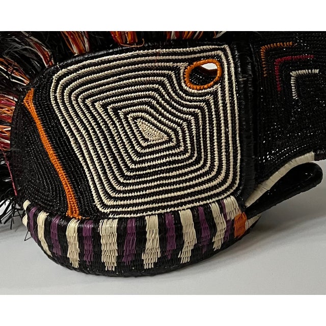 Natural Color Embera Bird Masks One-of-a-kind Woven from black palm fibers using natural dyes Handcrafted by indigenious...