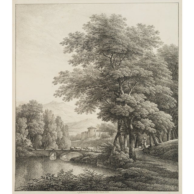 C. Hammer, Arcadia is Everywhere, 1855, Pen on Paper For Sale