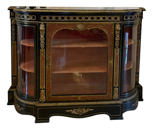 Antique French Boulle Display Cabinet, 1860