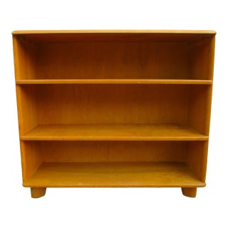 Mid Century Modern Maple Heywood Wakefield Bookcase For Sale