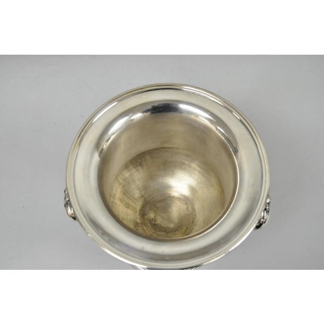 Silver Vintage Victorian Silver Plated Trophy Cup Urn Champagne Chiller Bar Ice Bucket For Sale - Image 8 of 13