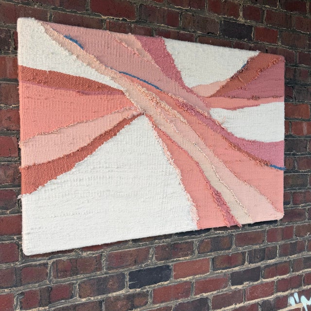 Unique fiber art piece by Meg Dickason