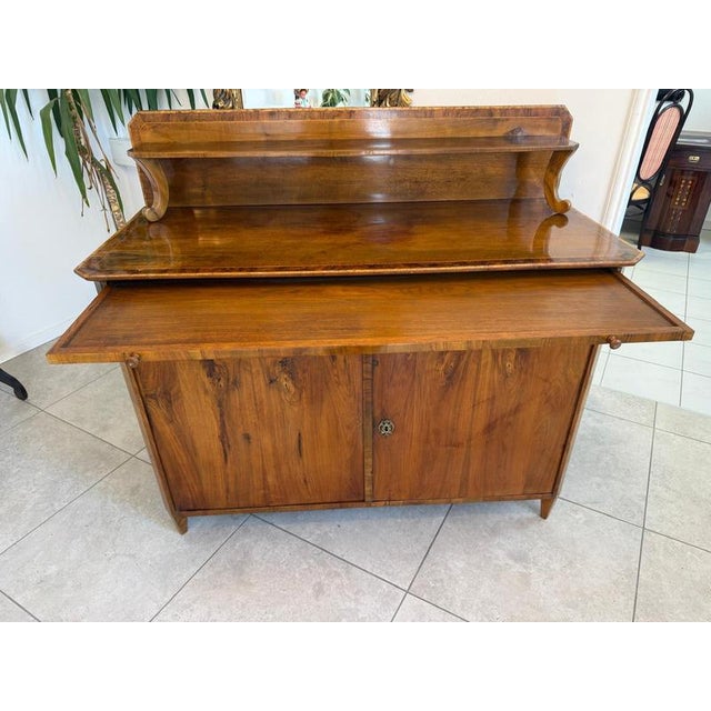 Biedermeier Sideboard in Walnut Veneer, 1900 For Sale - Image 15 of 17