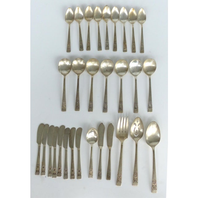 Flatware Coronation by Oneida Community Silverplate Set of 54 Chairish