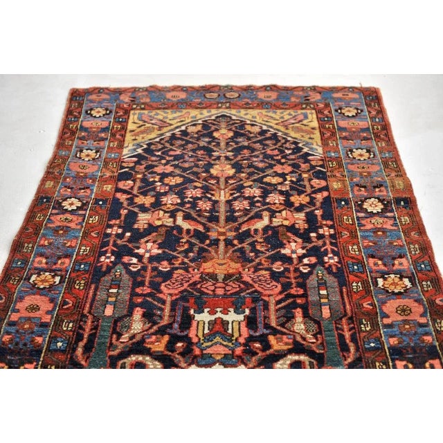 Serpent & Feline Tree of Life Hanging Rug 4.6 x 6.5 For Sale - Image 11 of 13
