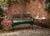 Metal 1990s Victorian Style Cast Iron Lyre & Eagle Garden Bench For Sale - Image 7 of 7