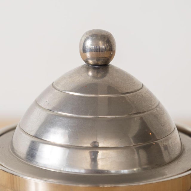 1930s Italian Art Deco Canister Set of 2 For Sale - Image 9 of 14