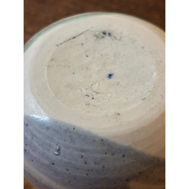 1970s American Mid Century Modern Studio Pottery Vase For Sale - Image 4 of 5