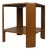 20th Century English Golden Oak Side Table For Sale