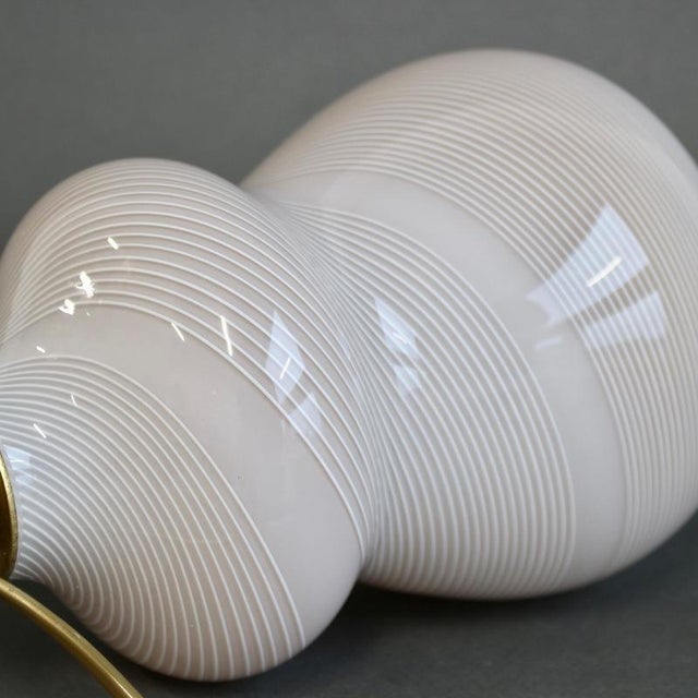 Vintage Italian Murano Glass Table Lamp, 1970s For Sale - Image 11 of 13