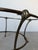 Vintage Hollywood Regency Style Scalloped Brass Frame With Glass Top Coffee Table For Sale - Image 13 of 18