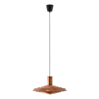 Langelinie Pendant Lamp in Copper attributed to Poul Henningsen, 1950s For Sale