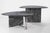 Vintage Italian Granite Coffee Tables with Chrome Base, 1980s, Set of 2 For Sale - Image 3 of 8