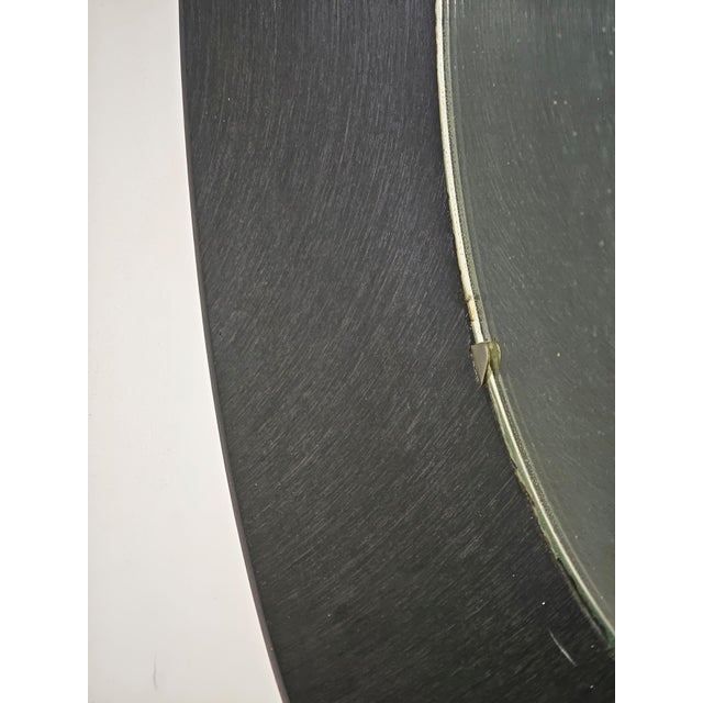 Mid-Century Ebanil Wall Mirror by Gino Colombini for Kartell, Milan, Italy, 1960s For Sale - Image 9 of 15