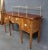 Statton Hepplewhite Style Serpentine Sideboard, brass gallery, , made of cherry , single drawer with silverware interior,...