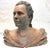 Rustic Vintage Signed Original Terra Cotta Bust Sculpture C1991 For Sale - Image 3 of 18