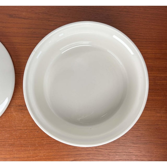 Ceramic Mid-Century Modern Swedish Koka Blue, Blau, Bla Series Bowl with Lid by Hertha Bengtson for Rörstrand, 1950s For Sale - Image 7 of 16