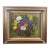 Mid 20th Century Louise Johnson Artist Colorful Flowers in a Basket For Sale