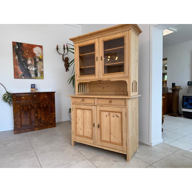 Art Nouveau Kitchen Buffet For Sale - Image 3 of 14