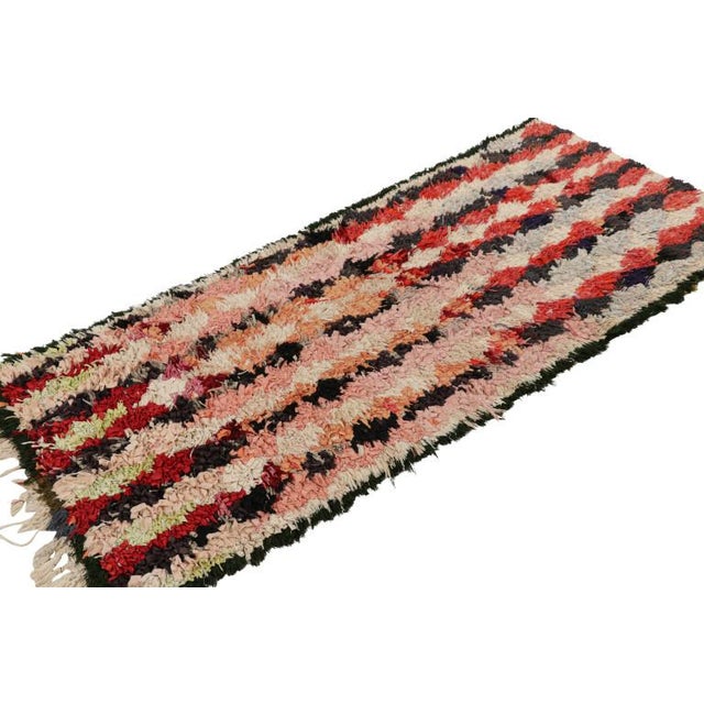 Rug & Kilim Vintage Moroccan Runner With Polychromatic Geometric Patterns, From Rug & Kilim For Sale - Image 4 of 7