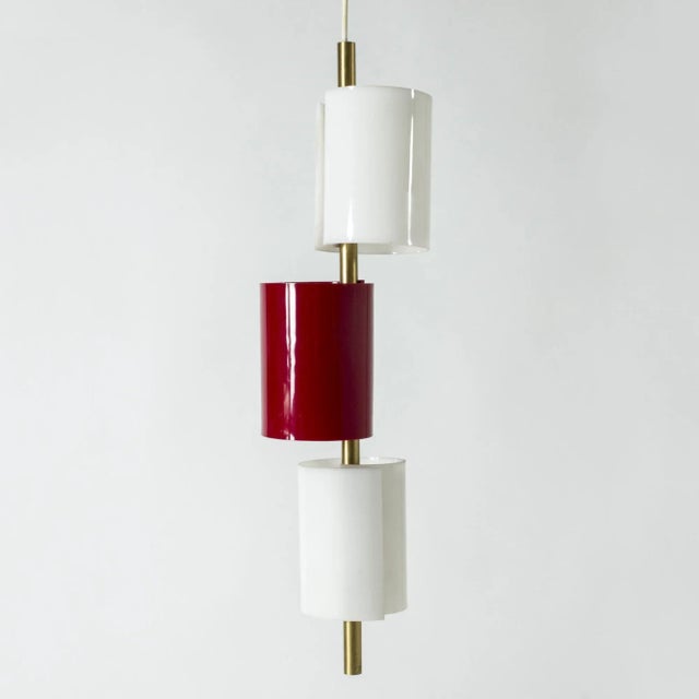 Vintage Scandinavian Ceiling Lamp by Hans Bergström, 1950s For Sale - Image 9 of 9
