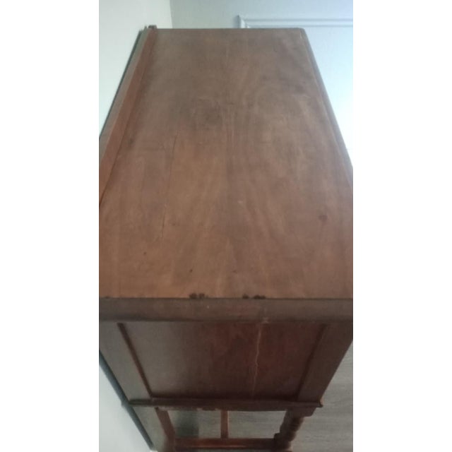 Vintage Wooden Console or Server Cabinet Late 20s For Sale - Image 17 of 18