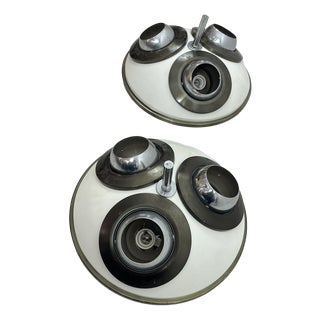 Vintage Ceiling Lights by Angelo Lelli for Arredoluce, 1950s, Set of 2 For Sale