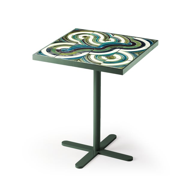 Caldas Square Dinner Table by Mambo For Sale - Image 9 of 9