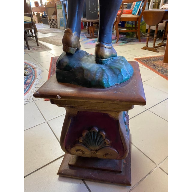 Sculpture Materials Venetian Moorish Torchiere, 1950s For Sale - Image 7 of 9