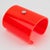 Courreges Paris Orange Acrylic Cuff Bangle Bracelet For Sale - Image 10 of 10