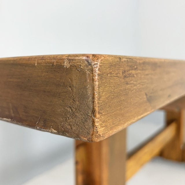 Mid-Century Modern Italian Wooden Dining Table, 1970s For Sale - Image 12 of 18