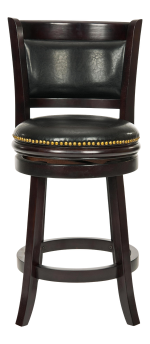 Swivel Counter Stool, Cappuccino & Black
