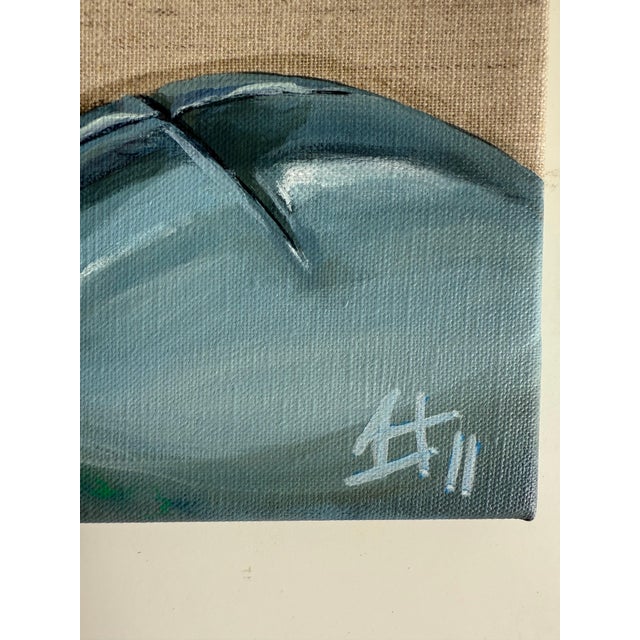 Textile Sofía Cristina Jiménez, Inflatable Peacock Portrait: Lady Phasi 3, 2024, Acrylic on Unprimed Linen For Sale - Image 7 of 15